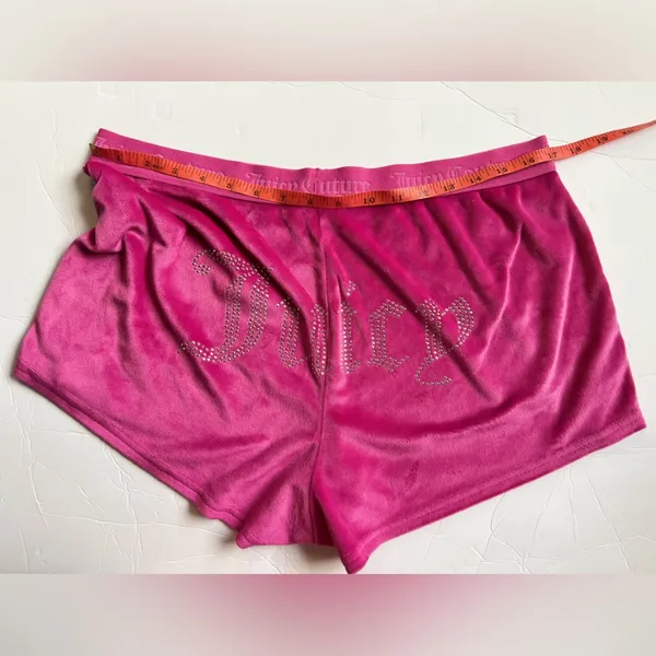 Juicy Couture Pink Velour Soft Sleepwear Shorts - Image 5