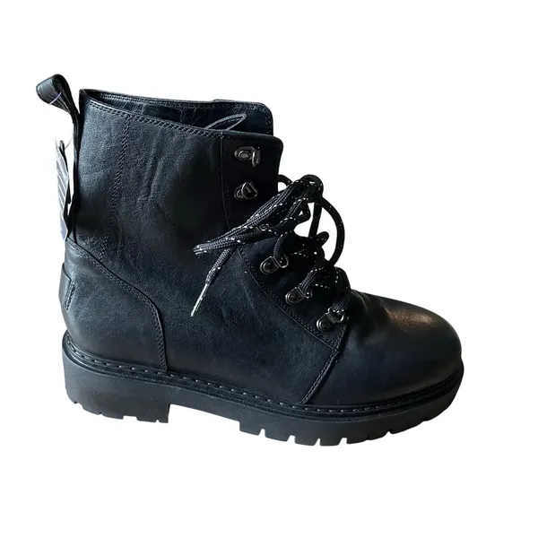 Anthony Veer‎ Sophia Lace-up Leather Combat Boots Women's 10.5 Classic Casual - Image 6