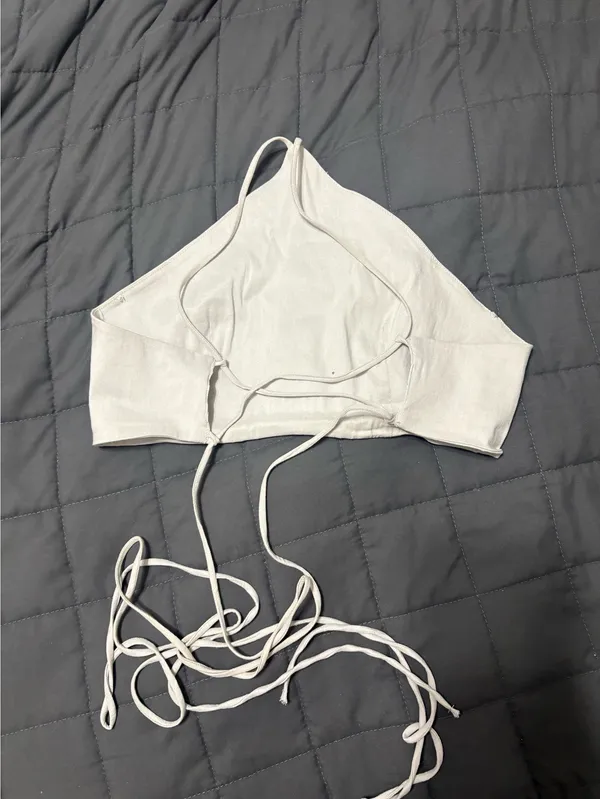Zara high neck crop top - Image 3
