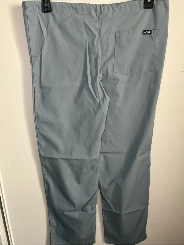 Preloved Adar Universal Scrub Top and Pants Uniform Set Gray Size XS - Image 8