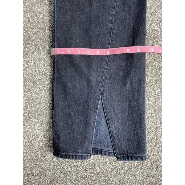 Abercrombie & Fitch The ‘90s Relaxed High Rise Jeans Black Wash Women’s Size 28 - Image 7
