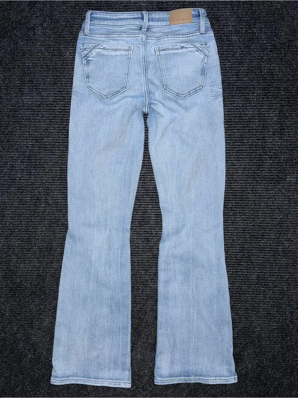 Buckle Black Fit 53 Bootcut Stretch Jeans 24x32 Light Wash Distressed BBW6514R - Image 2