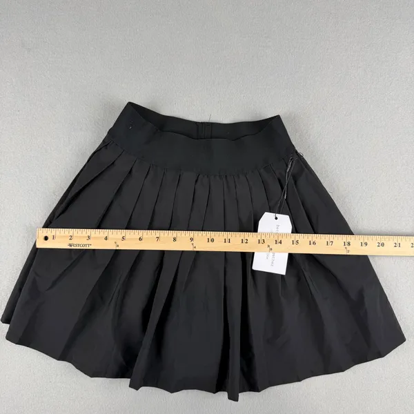 Better Together Black Pleated Mini Skirt XS Elastic Waist STK10492 NWT - Image 4