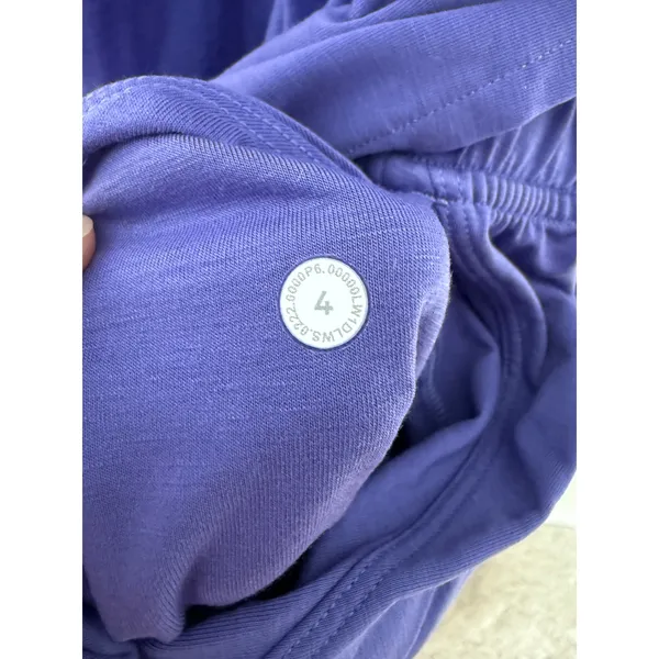 Lululemon Tank and Short Romper Lounge Shorts Onesie Charged Indigo Purple 4 - Image 4