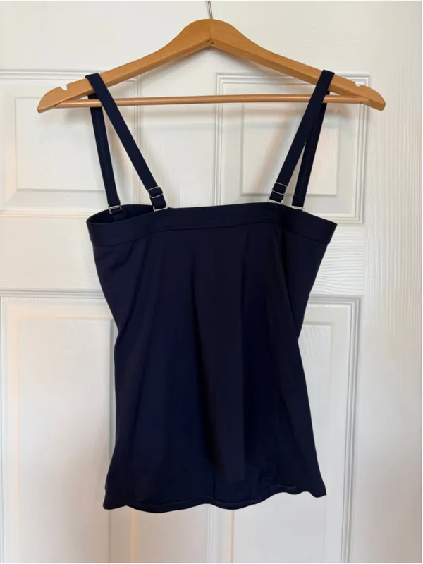 NWT Lands’ End Bandeau Tankini Top Size 2 XS Tummy Control Swimwear E2 - Image 3