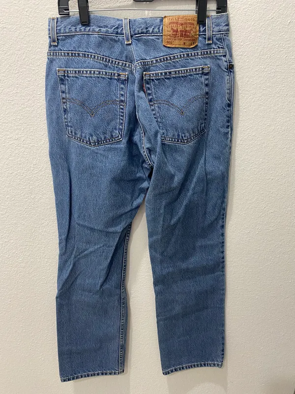Levis 505 Straight Leg Jeans - Image 4