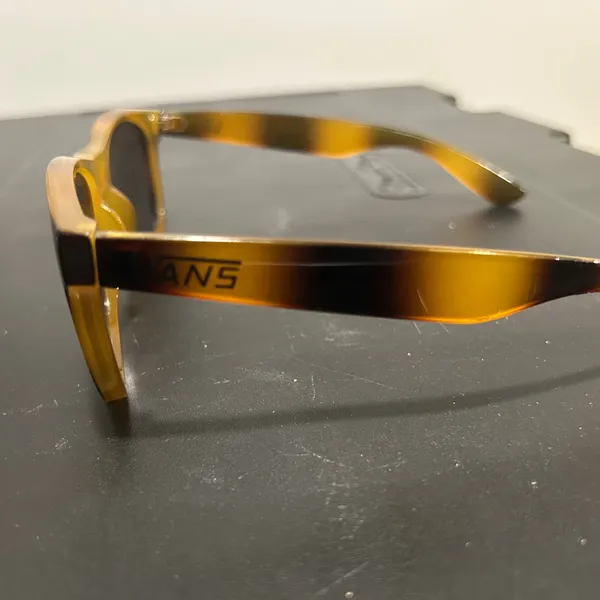 Vans Tortoise Shell Sunglasses with Blue Lenses - Image 3