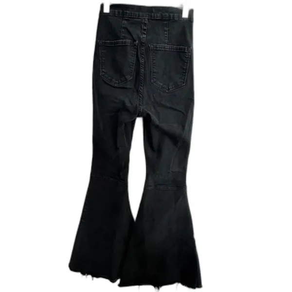Hammer Jeans Black Super Flare High WAisted Women's Juniors Sz 1 - Image 2