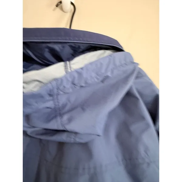 Columbia Parka Women‎ M Blue Hooded Fleece Lined Colorblock Zip Jacket - Image 7