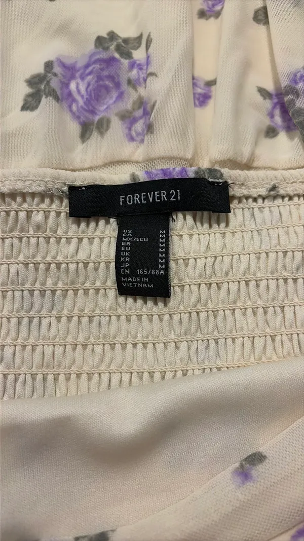 Forever 21 Purple floral dress - Image 3