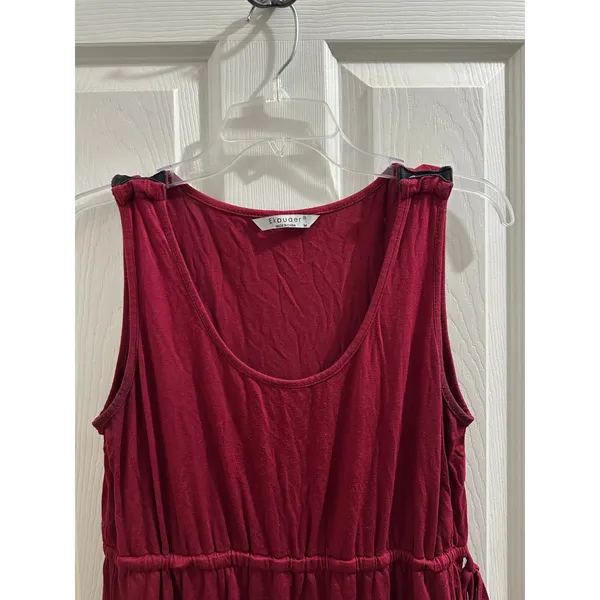 Ekouaer Maternity Nightgown Nursing Breastfeeding Sleep Dress Jersey Knit Sz M. - Image 4