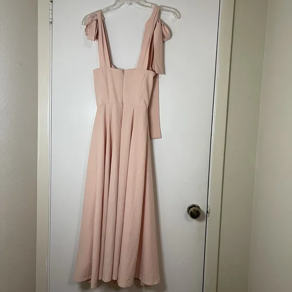 NWOT HOUSE OF CB 'Alicia' Blush Pink Midi Sundress XS - Image 8