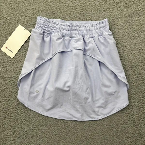 NWT Lululemon Hotty Hot Skirt Skort High Rise Pastel Blue Athletic Women's 4 - Image 2