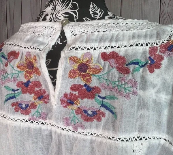 Floral Embroidered Blouse by Umgee - Image 5