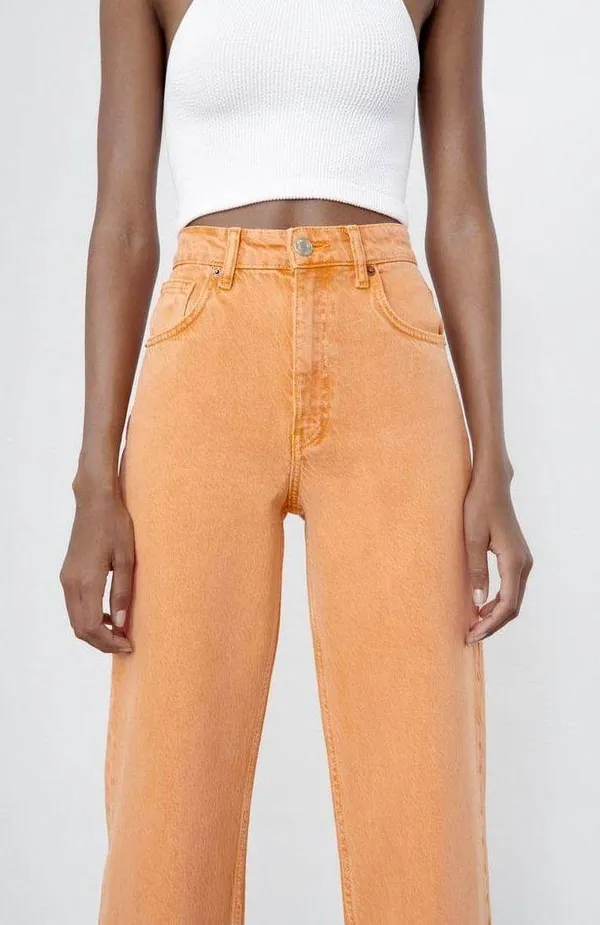 ZARA Orange  Pants - Image 2