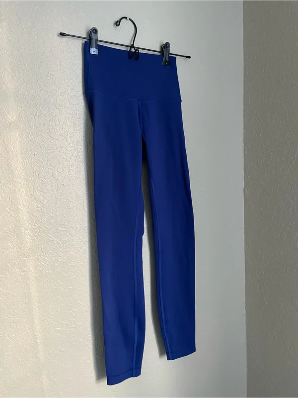 Lululemon Wunder Under Legging Tights Size 2 Blue LW5CQDS - Image 6
