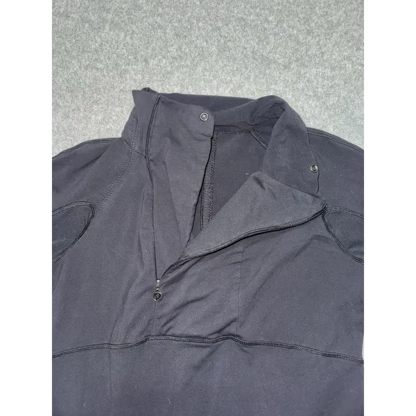 Lululemon Womens Run Reflect 1/2 Zip Pullover Black Stretch Jacket Size 10 - Image 3