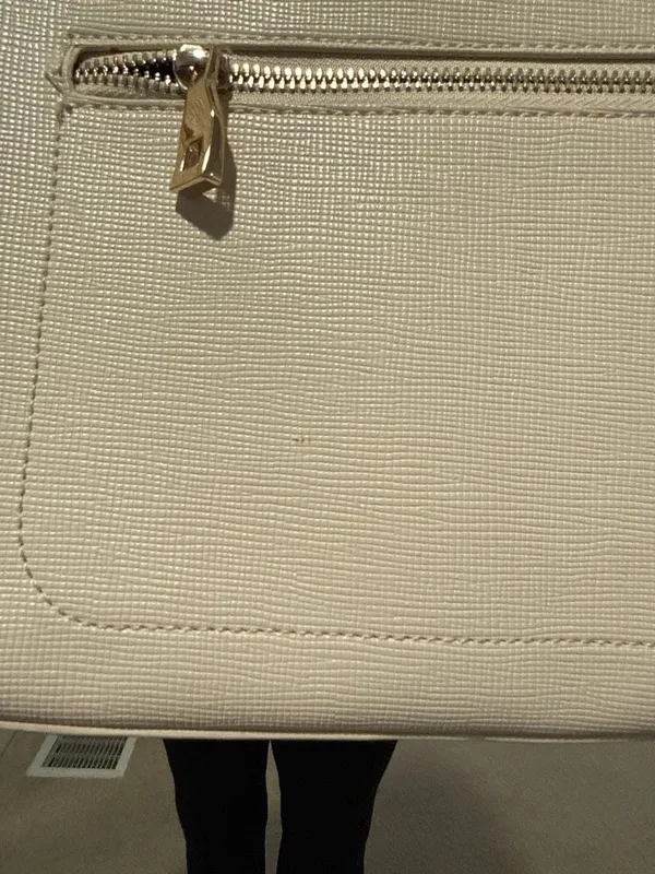 ZARA Faux Leather Shoulder Bag/Tote - Image 3