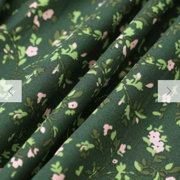RIHOAS The Floral Tie Straps Midi Dress - Image 3