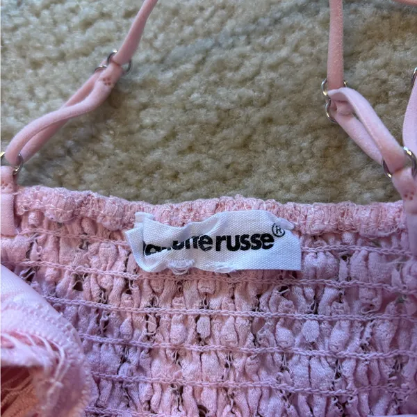 Charlotte Russe Pink Babydoll Top - Image 2