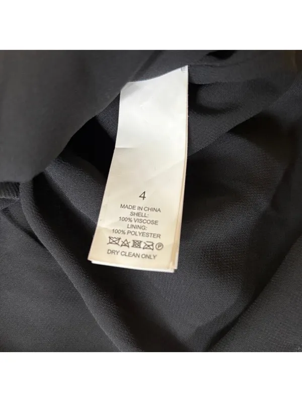 Kate Spade EUC Women's Black Pleated Flounce Mini Skirt Size 4 - Image 4