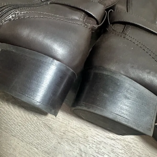 Tommy Hilfiger Brown Leather Riding Boots Women’s 10 - Image 3