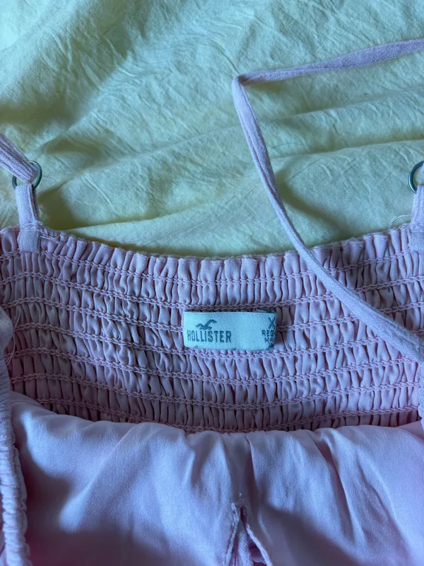Hollister Pink Romper XS - Image 3