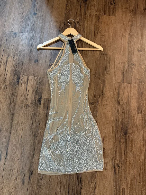 beaded dress Gold Size XS - Image 4