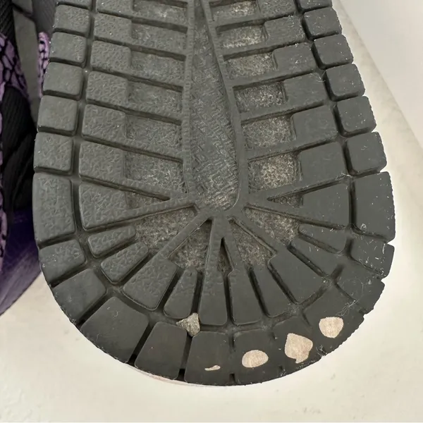 Nike Air Jordan 1 Mid Purple Black Elephant Swoosh Women’s 7.5 - Image 14