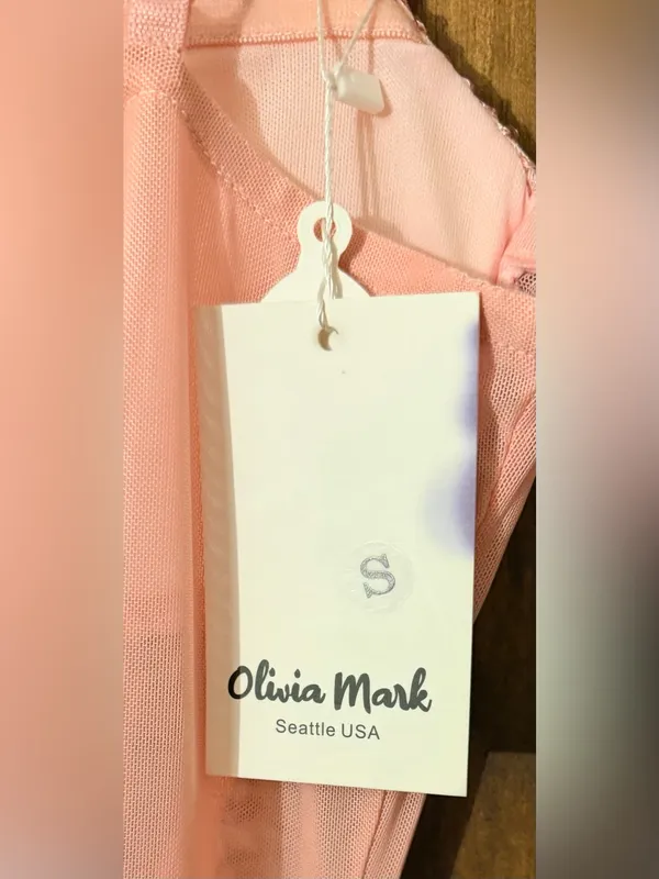Olivia M Pink Sequin Bustier Mini Dress - Image 5
