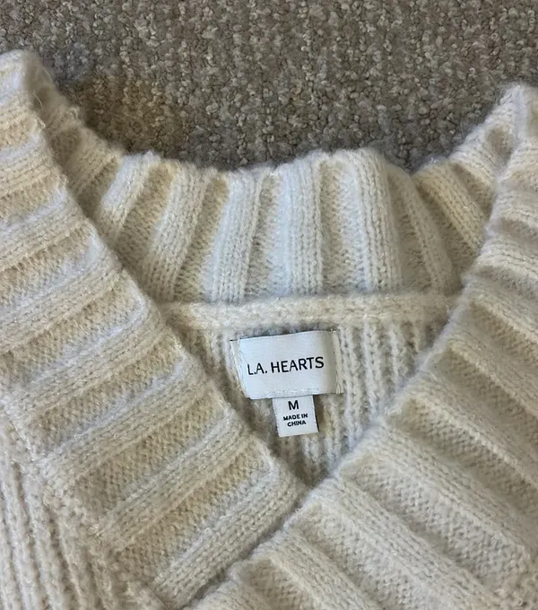 PacSun Cream Sweater - Image 3