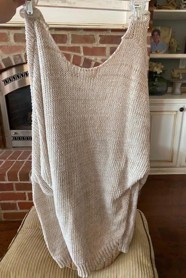 Boutique Crossed Flowy Sweater - Image 2