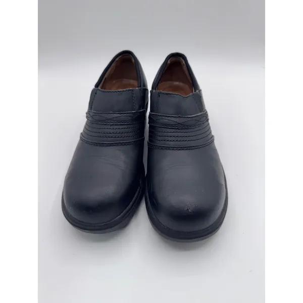 Ariat Steel Toe Leather Safety Work Clogs Slip On Black Women's 7.5B - Image 6