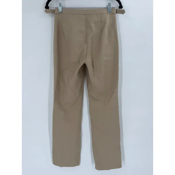 J.Crew‎ Flare Pant Womens 00 Beige Linen Blend Slim Fit BR152 Quiet Luxury NWT - Image 14