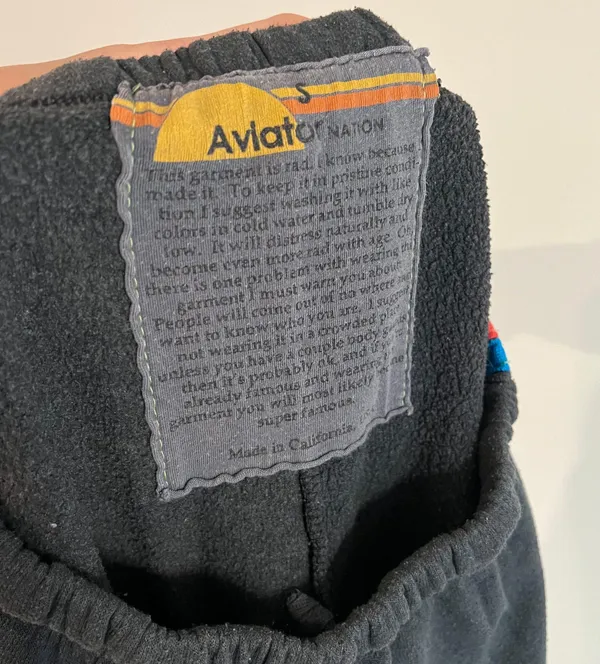 Aviator Nation Neon 5 Stripe Sweatpants - Image 7