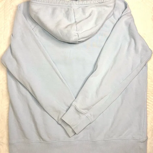 The North Face Light Blue Pullover Hoodie – Women’s size L - Image 3