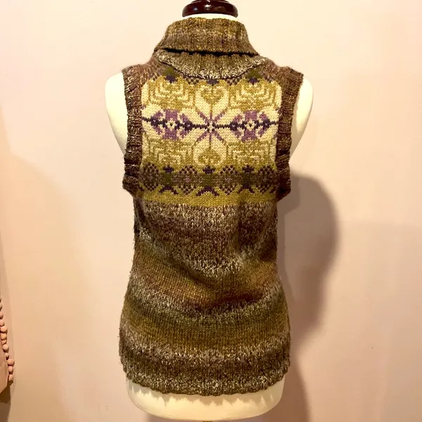 Woolrich Sweater Vest sz M Green Size M - Image 3