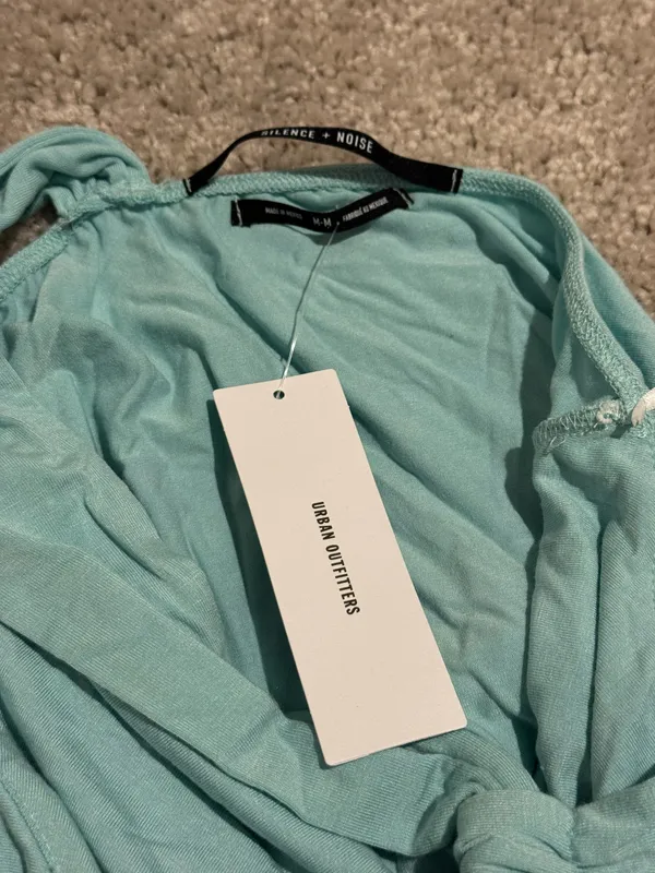 Urban Outfitters Aquamarine Asymmetrical Top - Image 3