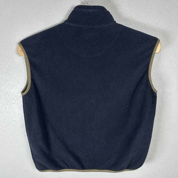 Birch‎ Bay Womens Fleece Vest Size Large Navy Blue Western Horses Equestrian - Image 3