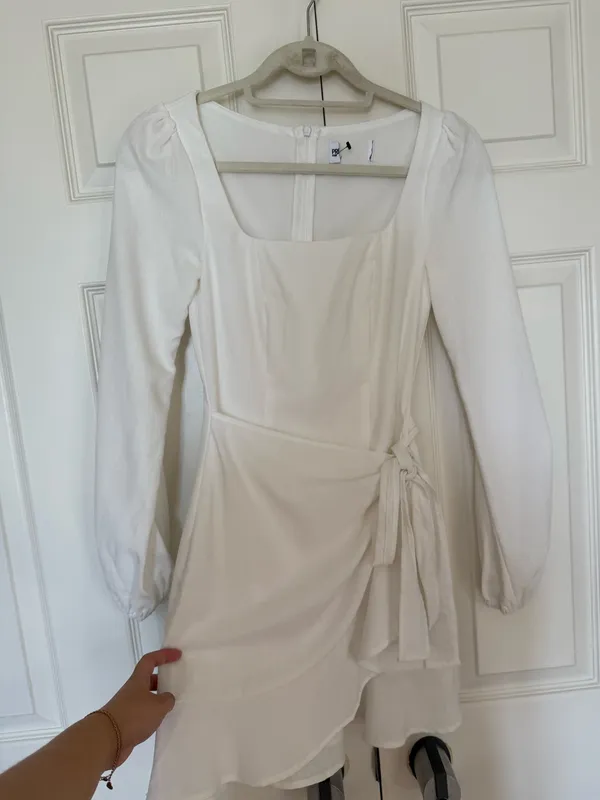 Princess Polly The Villa Mini Dress White - Image 5