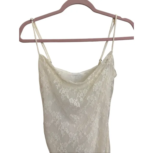 MAJORELLE Camille‎ Mini Dress Ivory White Medium Wedding Engagement Bachelorette - Image 10