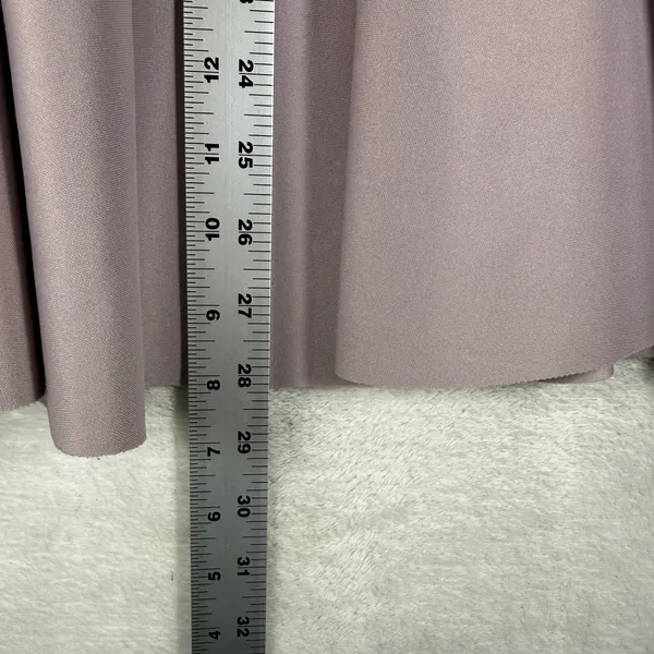 ASOS Mauve Scuba Skater Skirt Size US 2 High Waisted A-Line Mini Skirt Pink - Image 4
