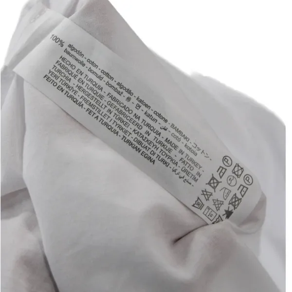 Zara Relaxed Lightweight Fit Cotton Button Down Collar Shirt Long Sleeve M White - Image 11