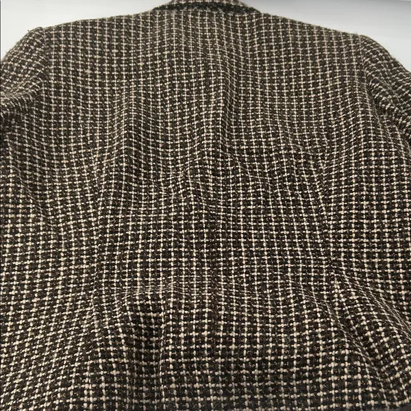 Jones New York Black and White Tweed Blazer - Image 13