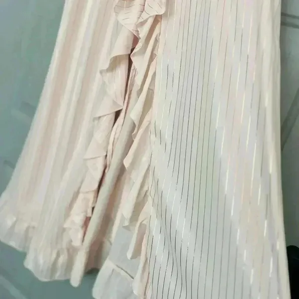 Victoria's Secret raffle kimono soft pink and rose gold color NNT BEAUTIFUL IN PERSON - Image 8