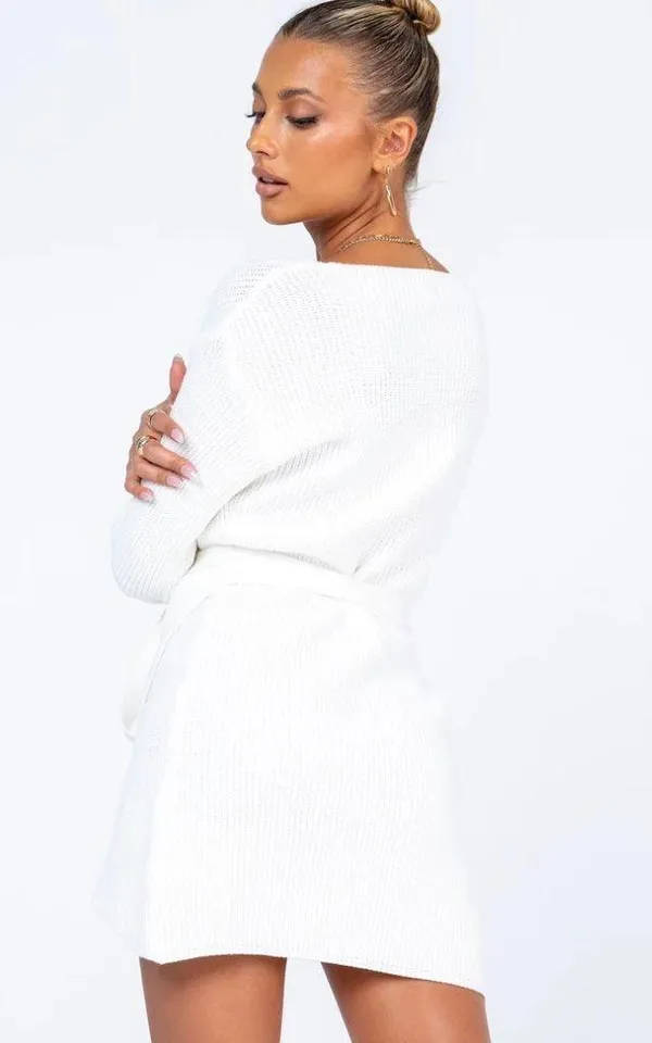 Princess Polly Phenix Mini Dress White - Image 2
