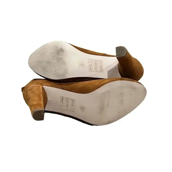 Sole Society Women's Laurel Ankle Booties Brown Suede‎ Size 8 - Image 9
