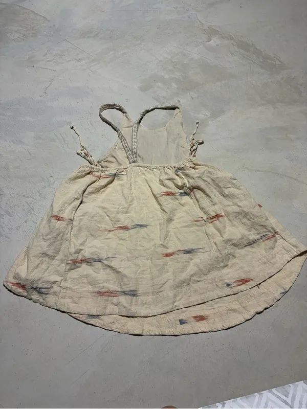 Free people arizona mini Boho Embroidered Cream dress XS - Image 7