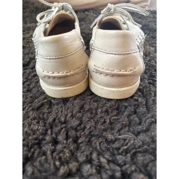 Sperry Top siders off white size 9M - Image 10