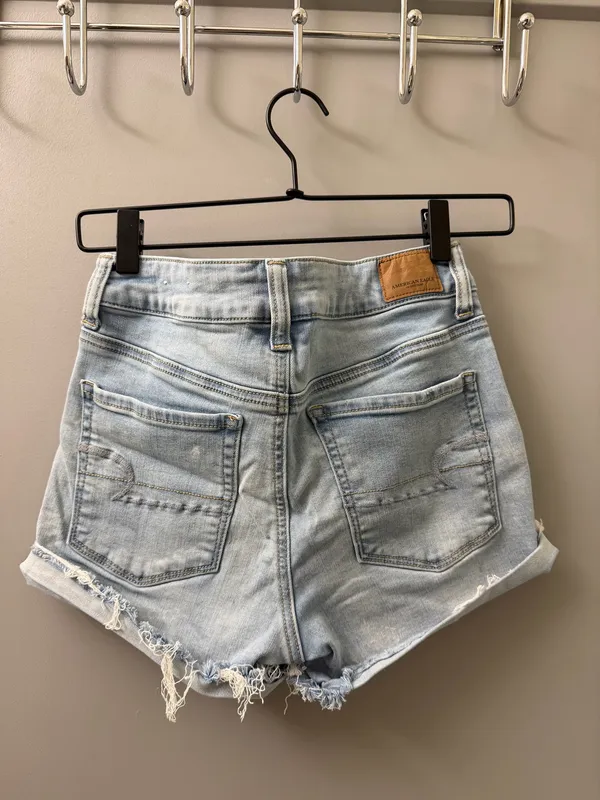 American Eagle Outfitters Jean Shorts Light Wash - Image 5